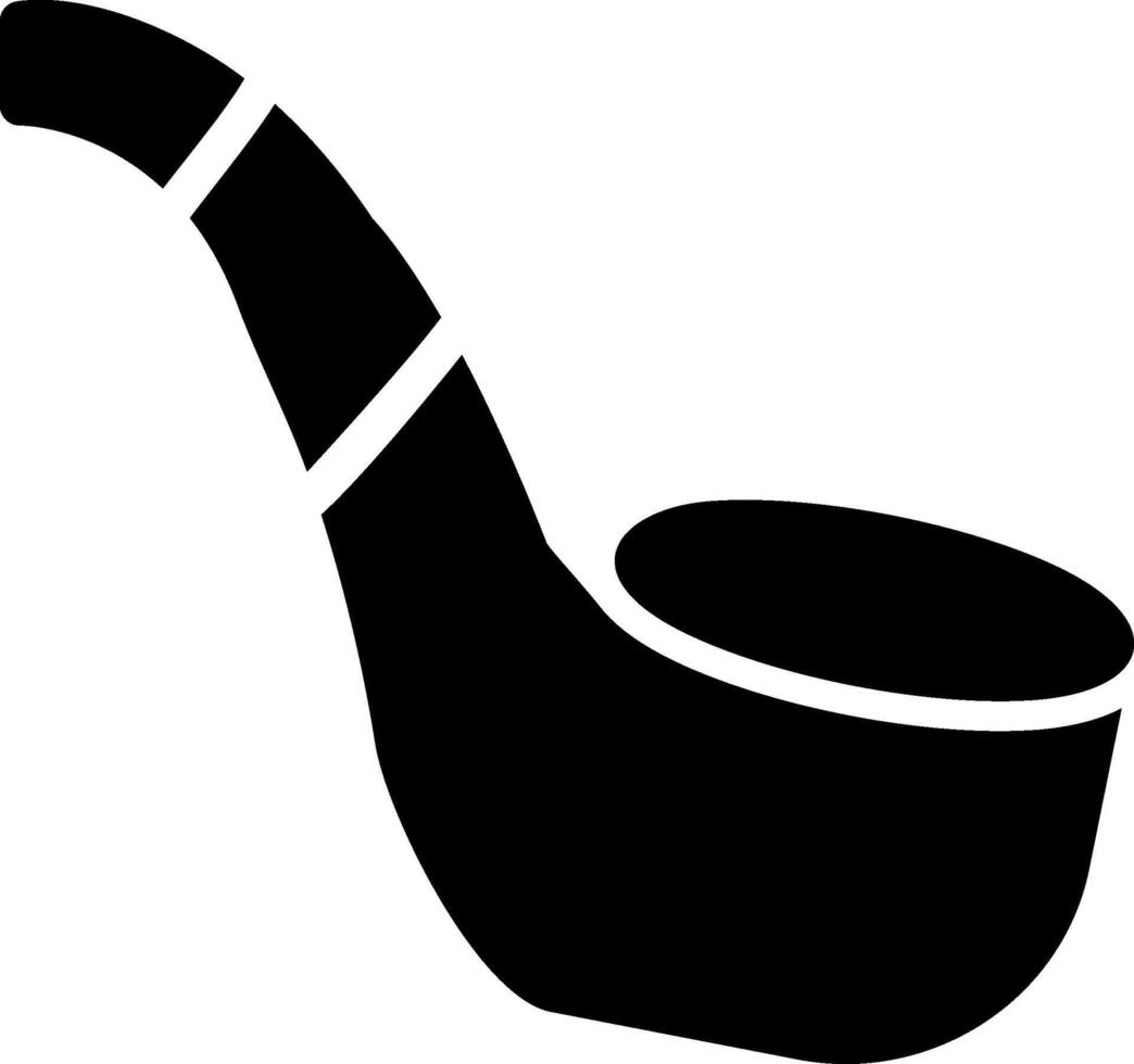 Smoking Pipe Glyph Icon vector
