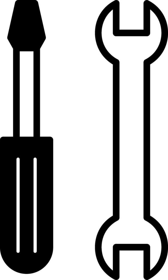 Tools Glyph Icon vector