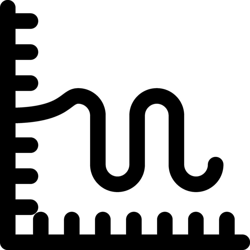 Chart Glyph Icon vector