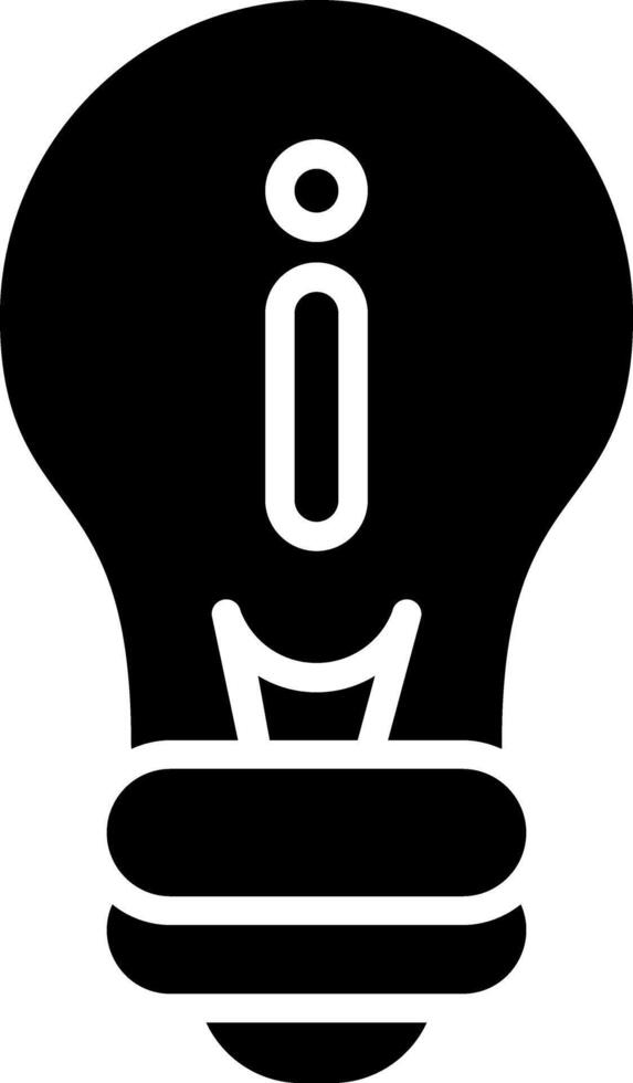 idea Glyph Icon vector