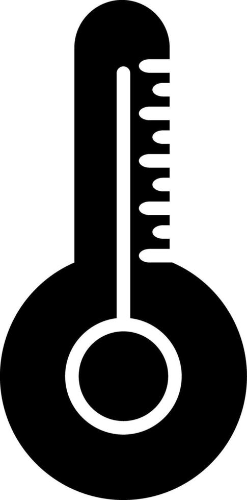 Thermometer Glyph Icon vector