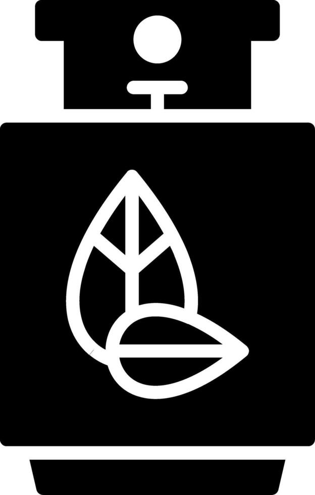 Eco Fuel Glyph Icon vector