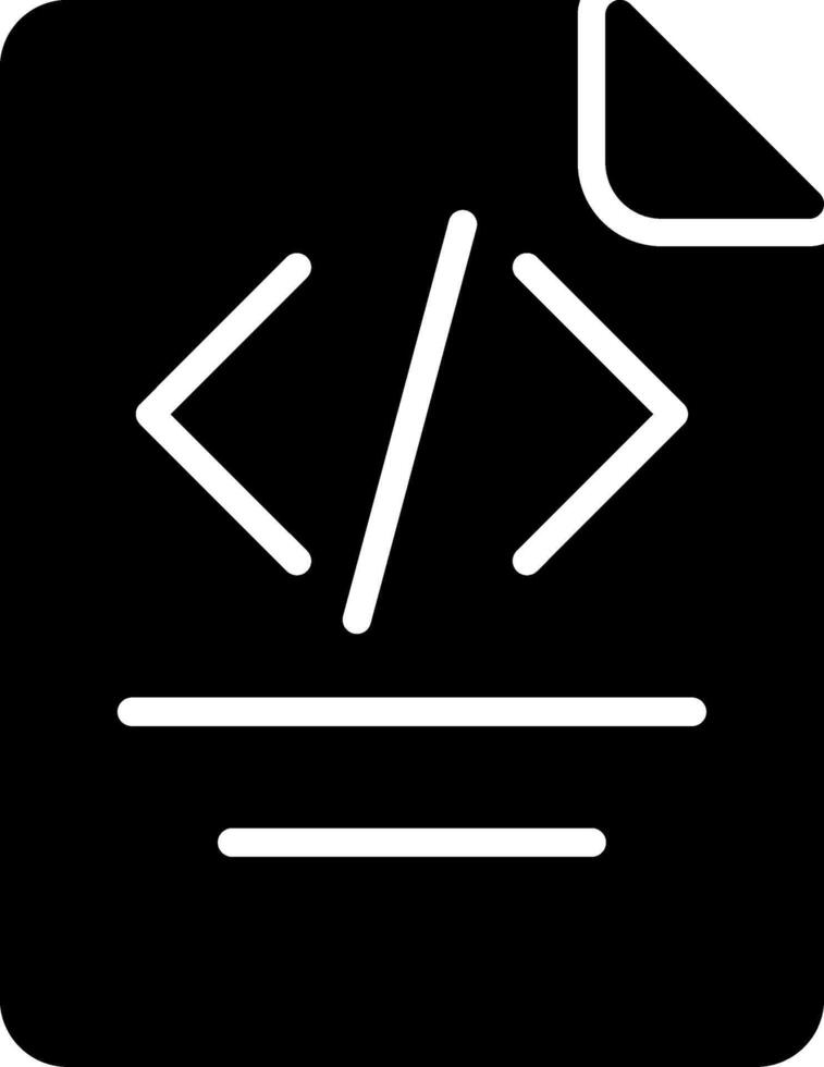 Paper Glyph Icon vector