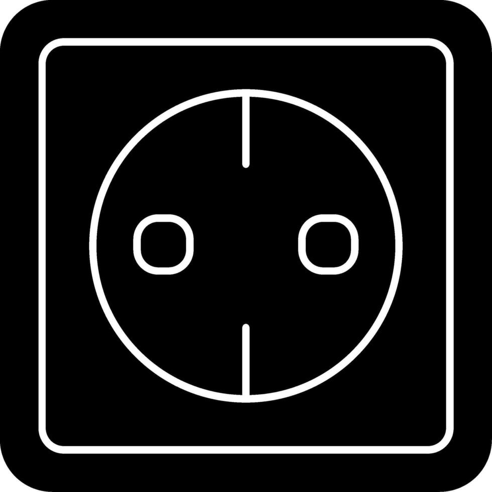 socket Glyph Icon vector