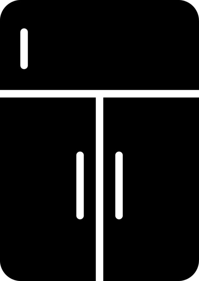 Refregrator Glyph Icon vector