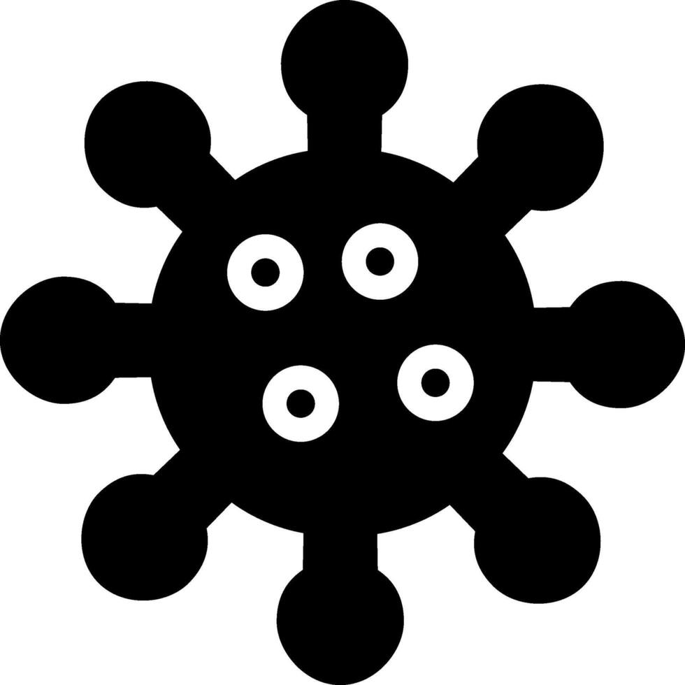 Corona Glyph Icon vector