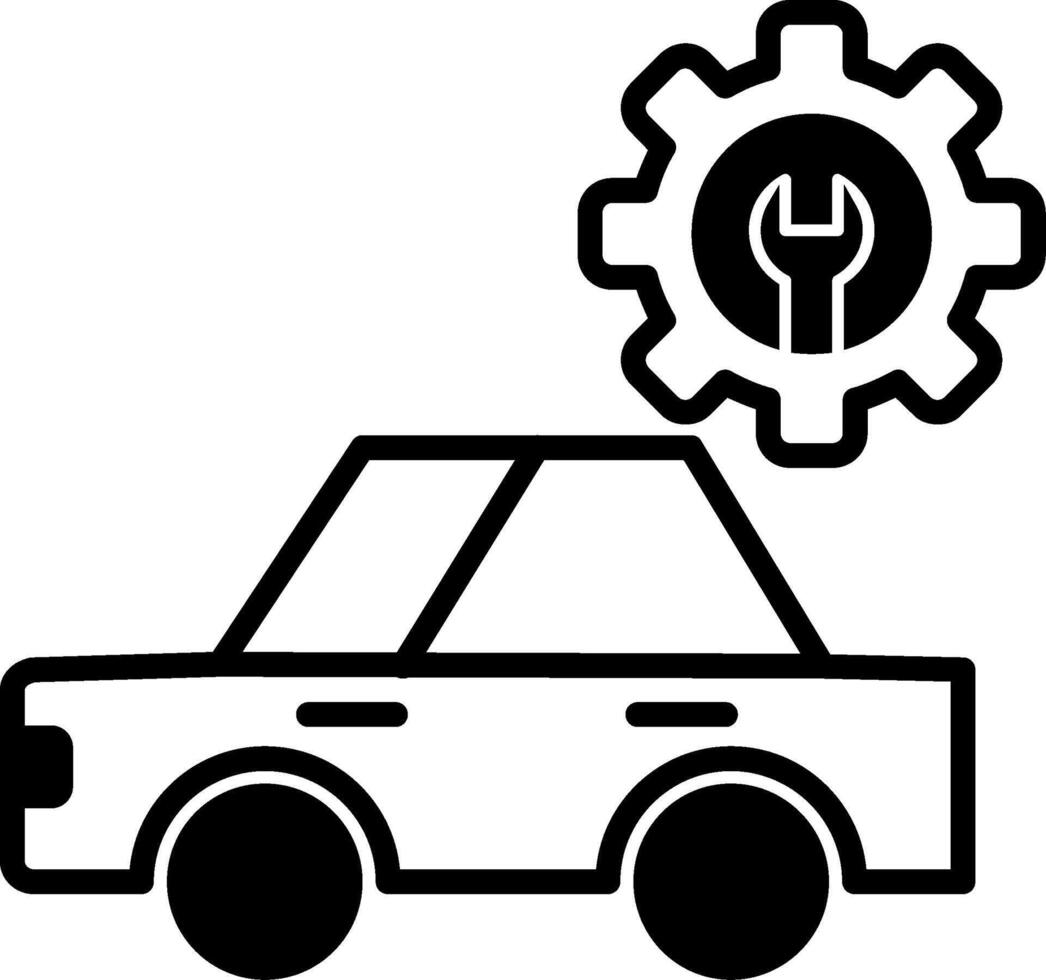 Workshop Glyph Icon vector