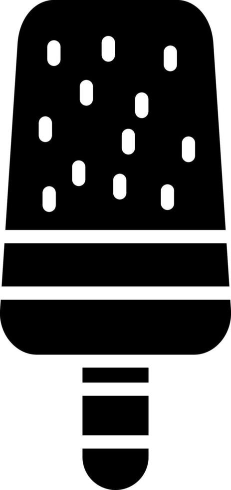 Popsicle Glyph Icon vector