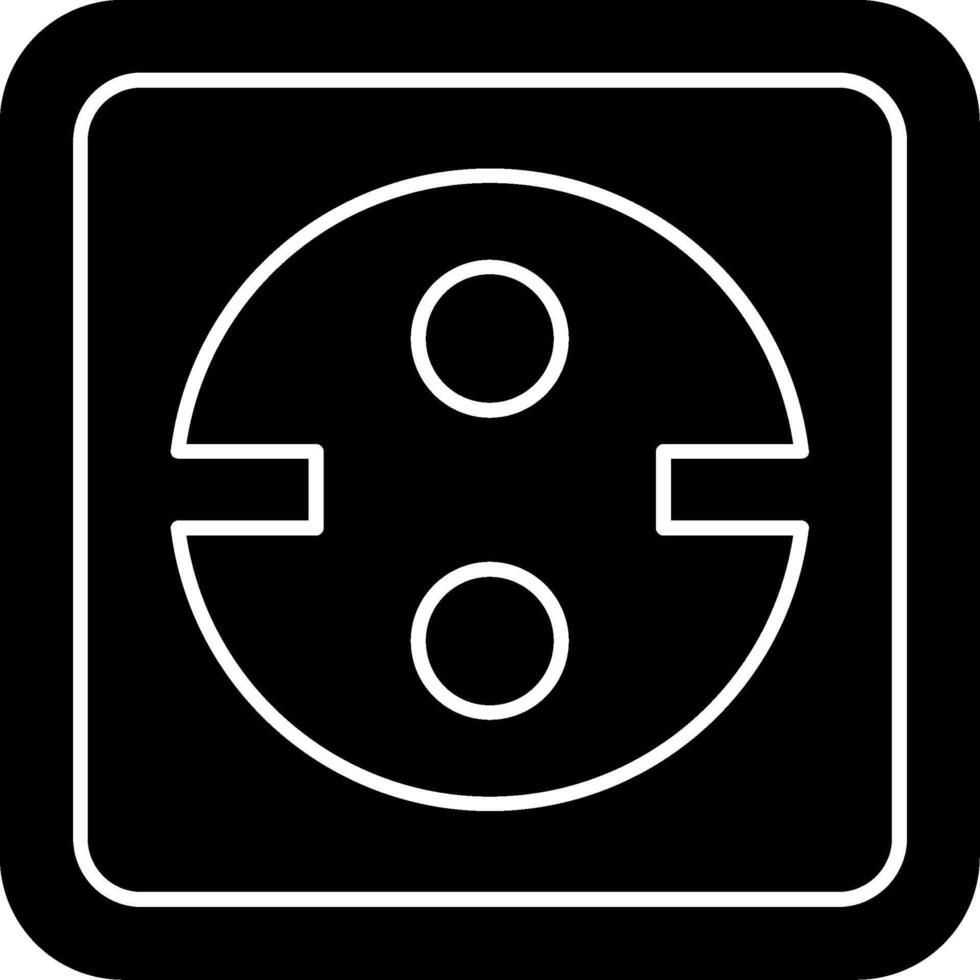 Socket Glyph Icon vector