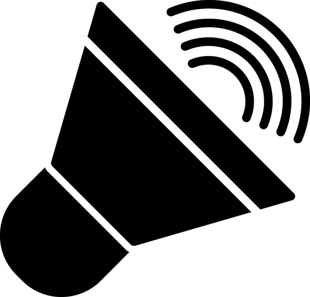 Loudspeaker Glyph Icon vector