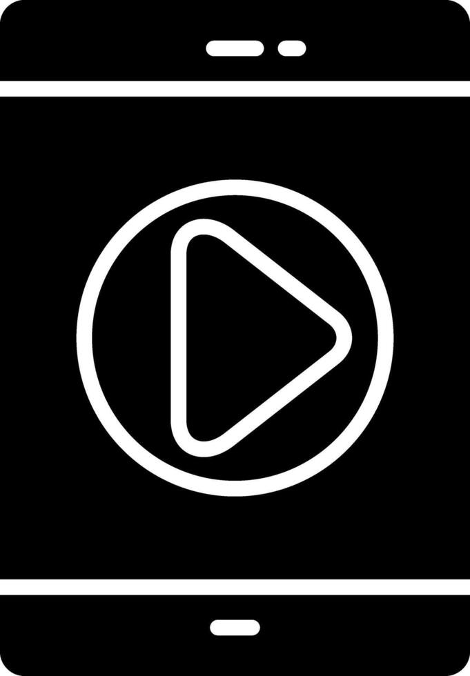 Tutorial Glyph Icon vector