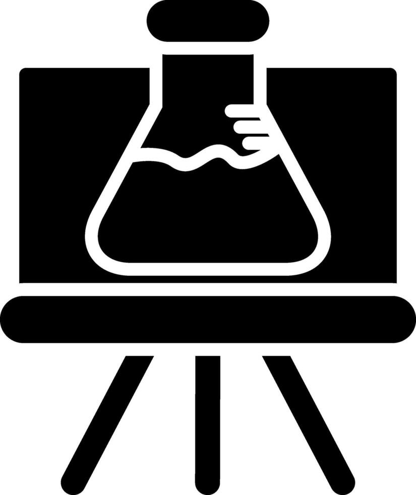 Blackboard Glyph Icon vector