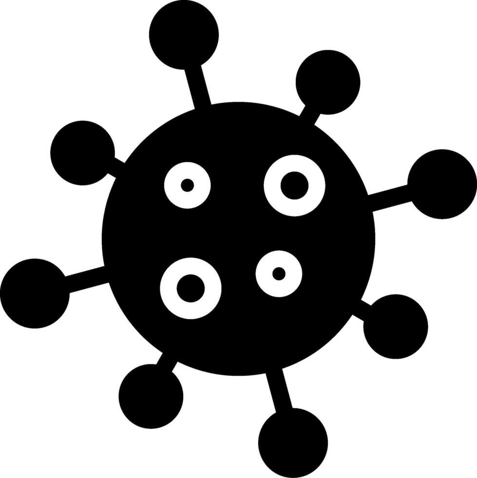 Corona Glyph Icon vector