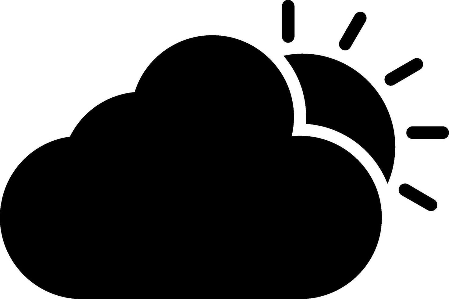 Weather Glyph Icon vector