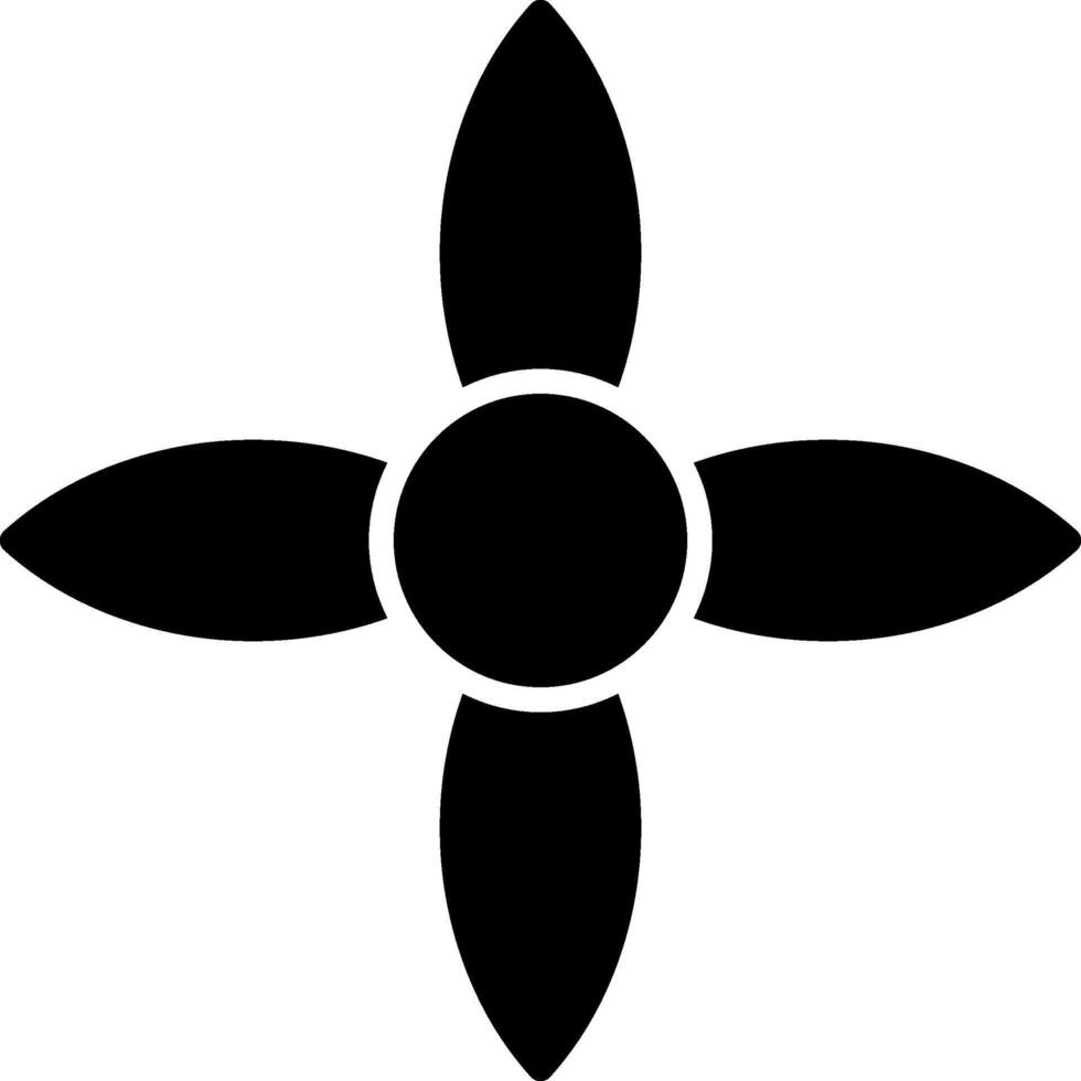 Ixora Glyph Icon vector