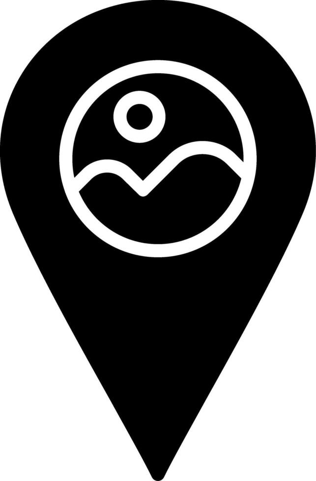 Gallery Location Icon vector