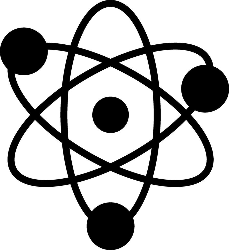 Neucleus Glyph Icon vector