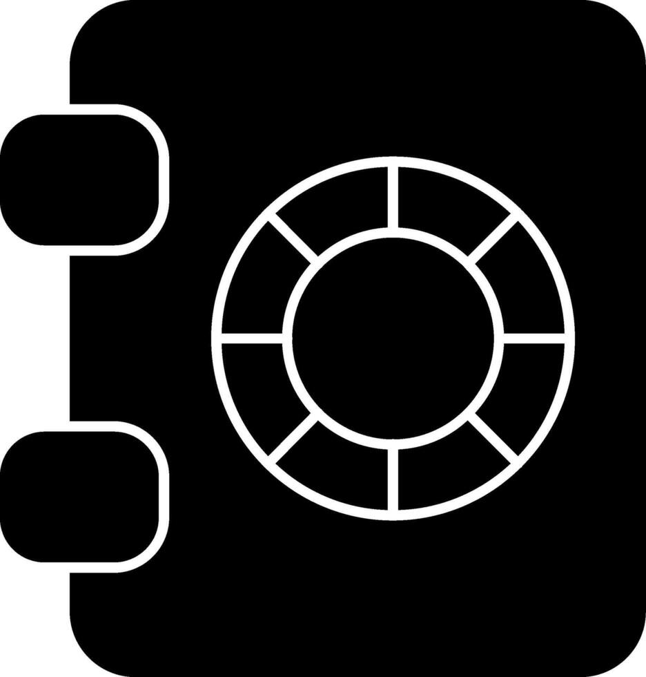 Safe Glyph Icon vector