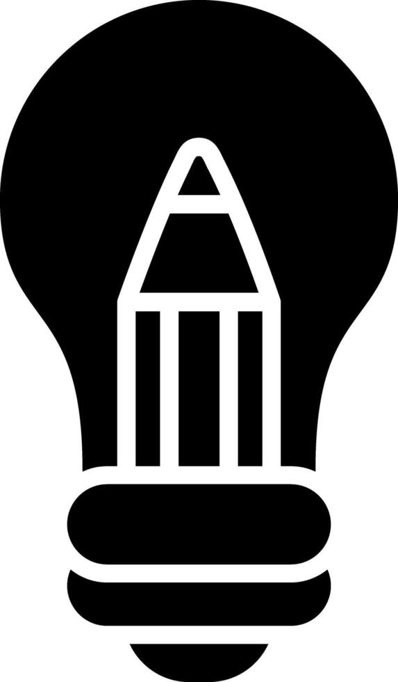 Creative Glyph Icon vector