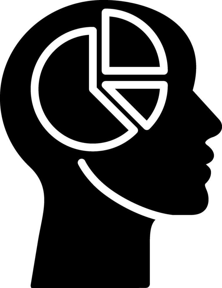 Head Glyph Icon vector
