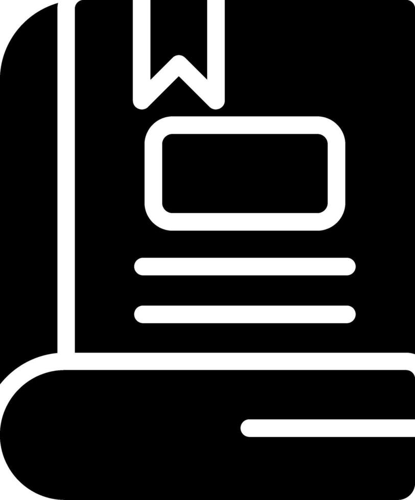 Reading Books Glyph Icon vector