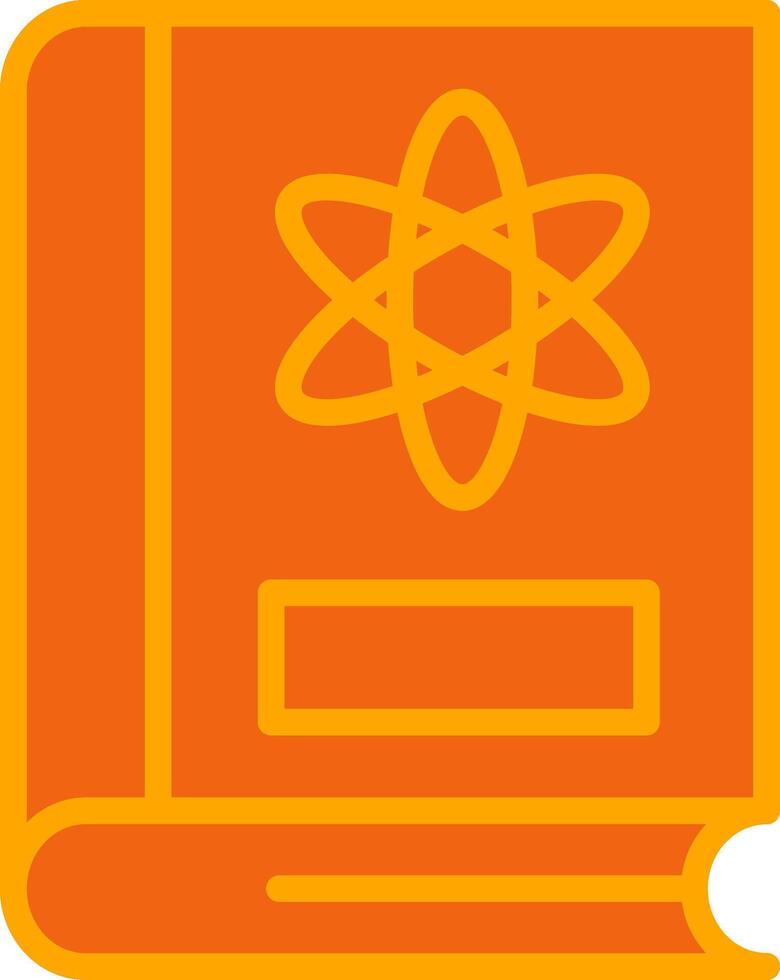 Science Oranage Filled Icon vector