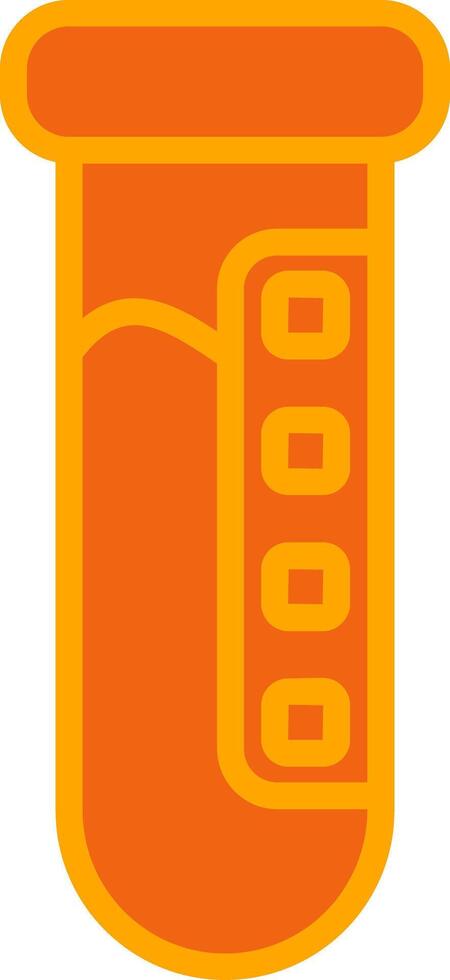 Analysis Oranage Filled Icon vector
