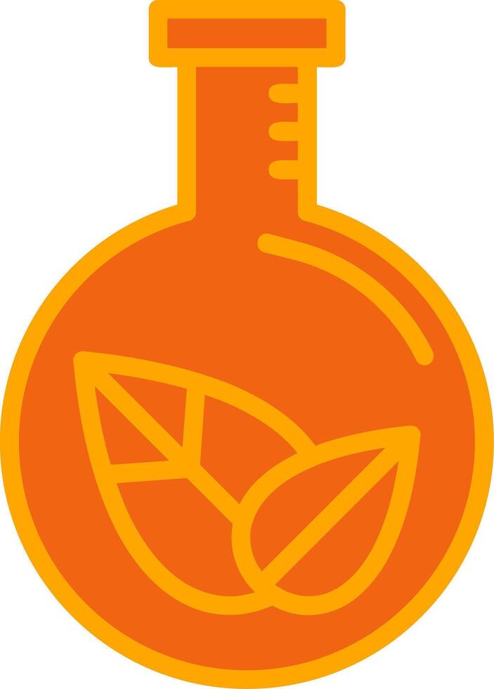 Science Oranage Filled Icon vector