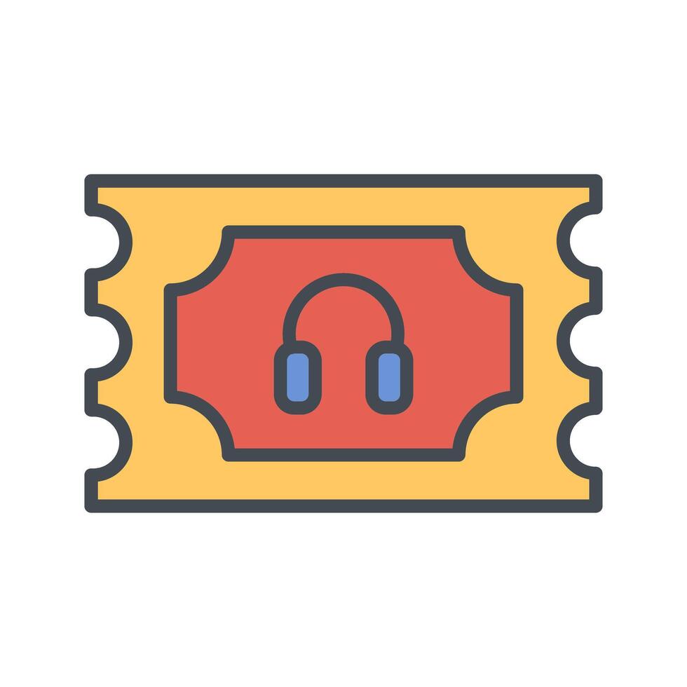 Support Ticket Icon Design vector