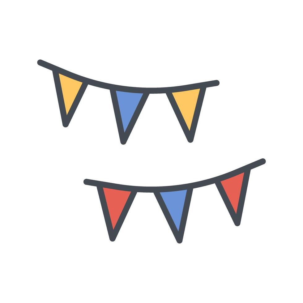 Streamers Icon Design vector