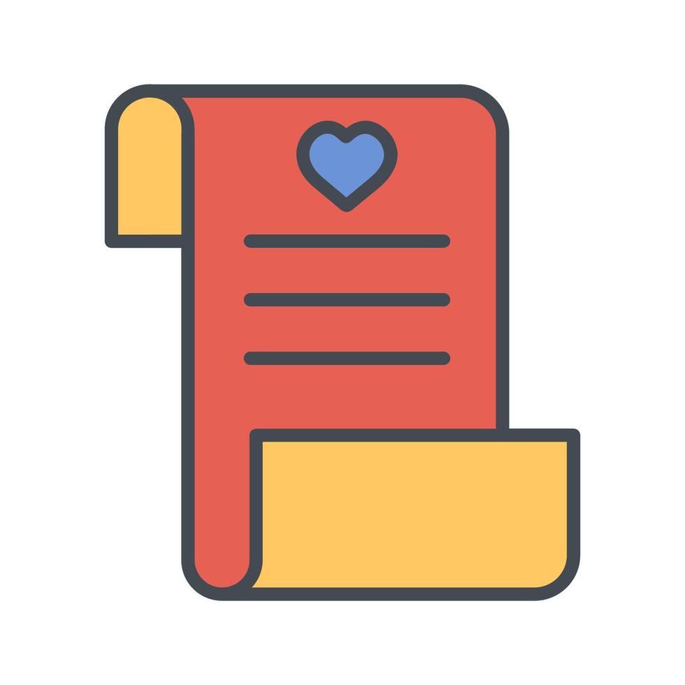 Wishlist Icon Design vector