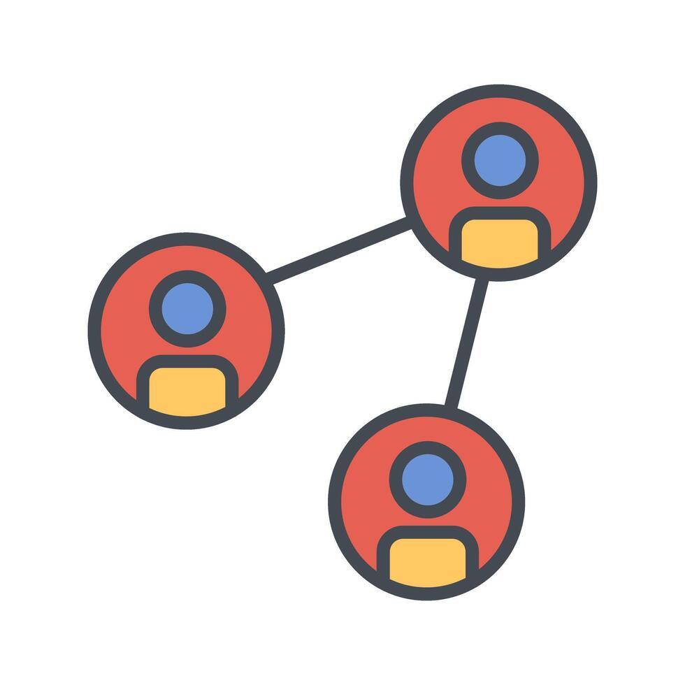 Social Network Icon Design vector
