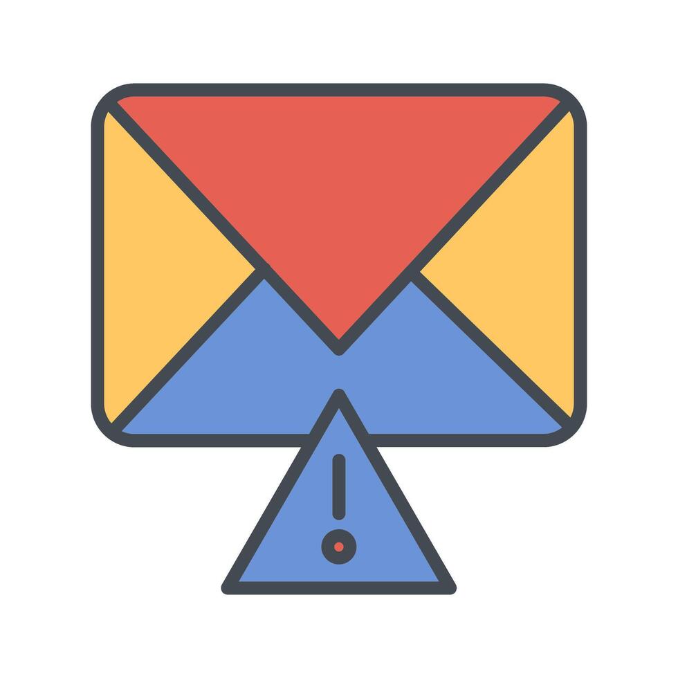 Message Alert Icon Design vector