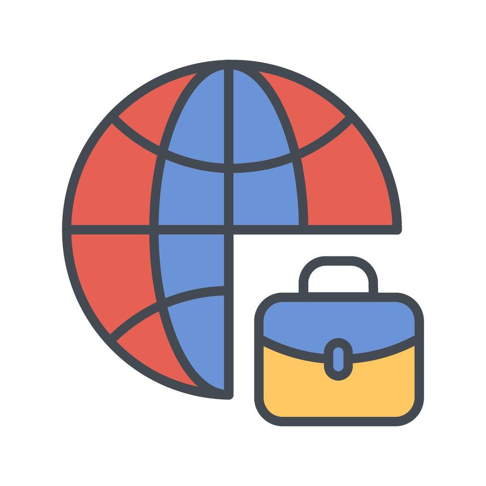 International Job Icon Design vector
