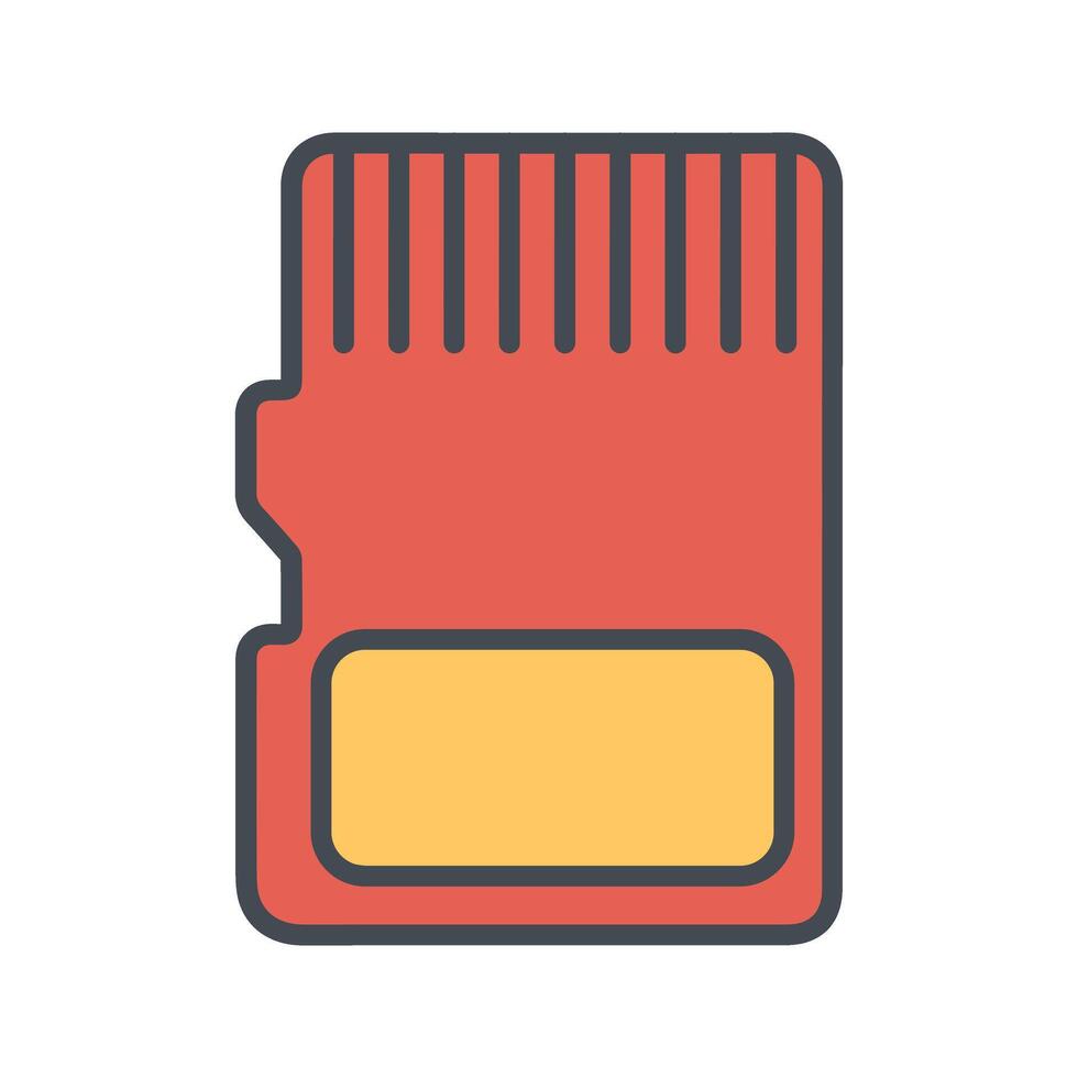 Memory Cards Icon Design vector