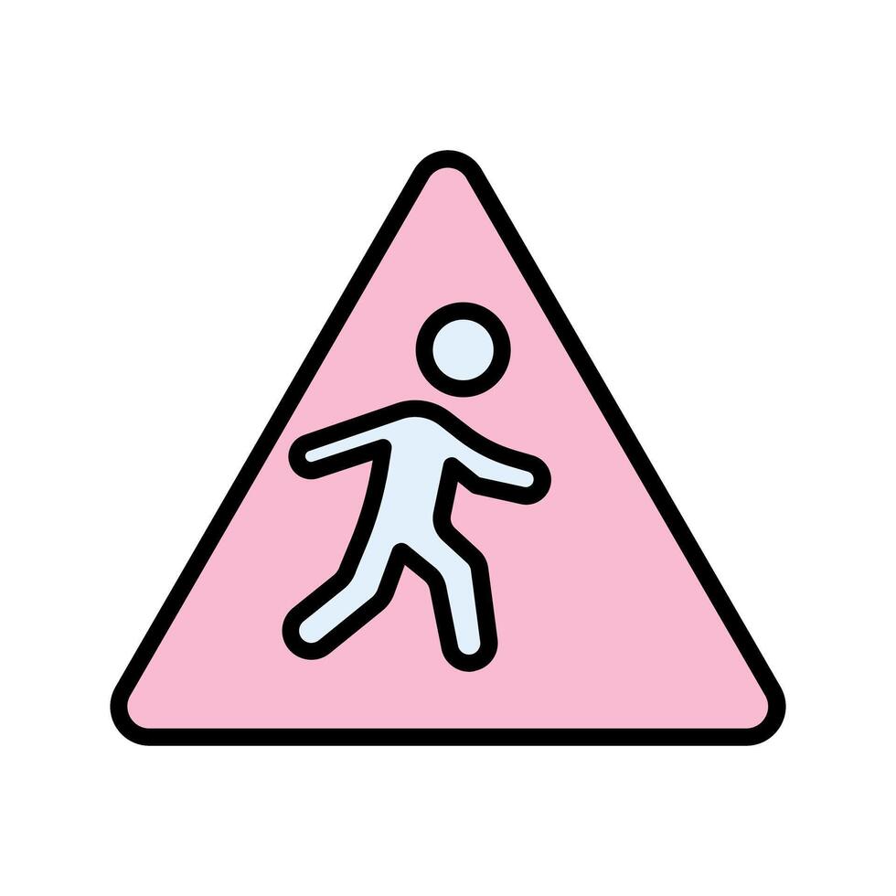 Children Crossing Icon Design vector