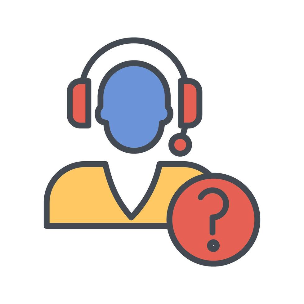 Help Request Icon Design vector