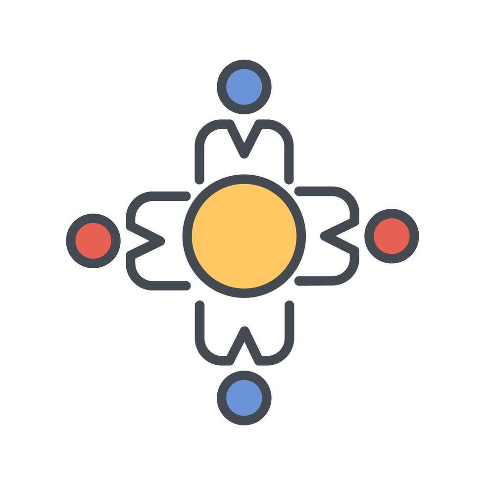 Work Culture Icon Design vector