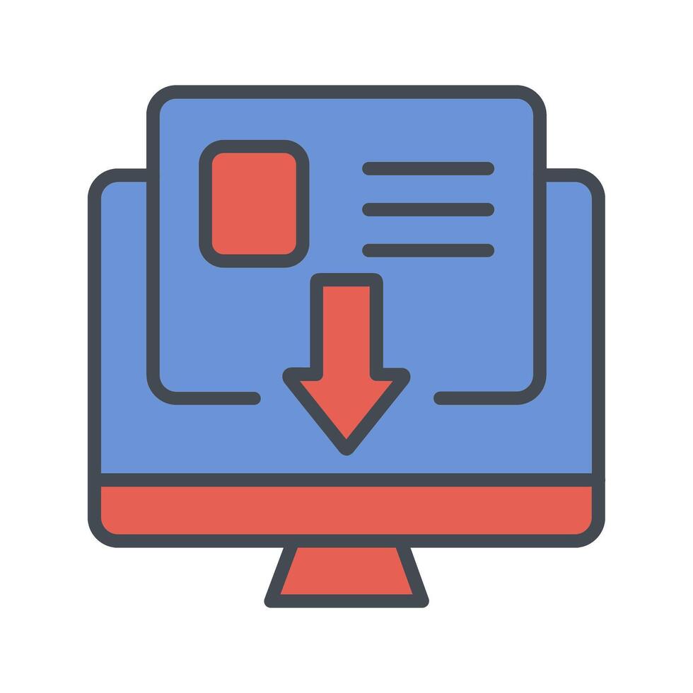 Landing Page Icon Design vector