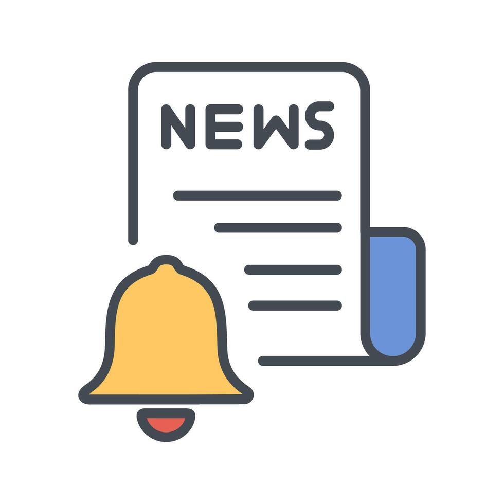 News Update Icon Design vector