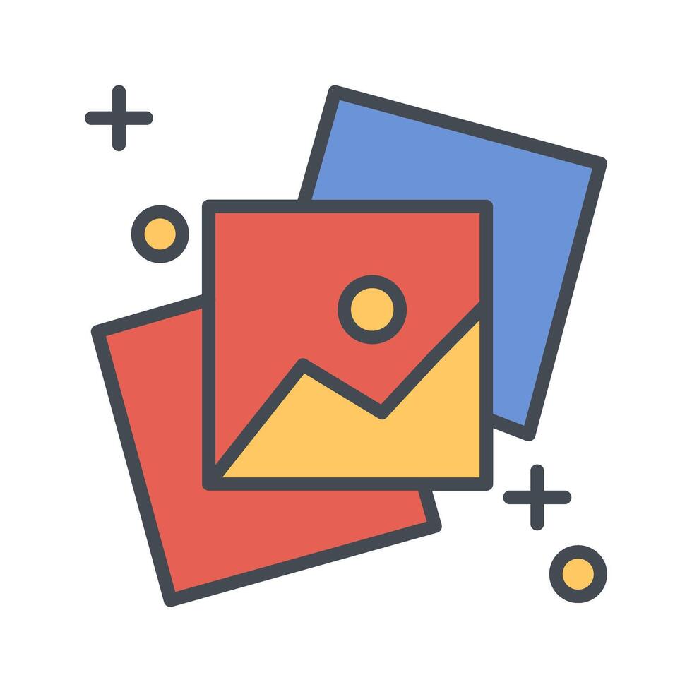 Photo Booth Icon Design vector