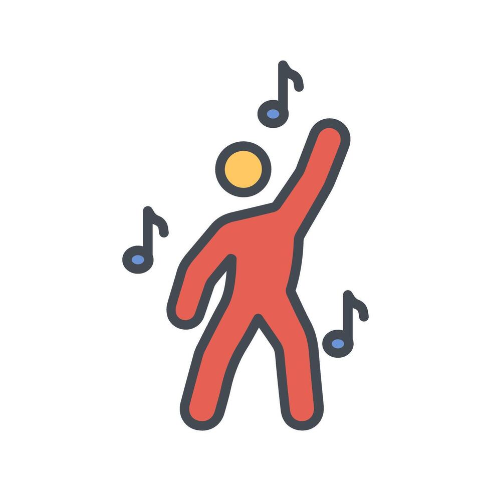 Music and Dance Icon Design vector