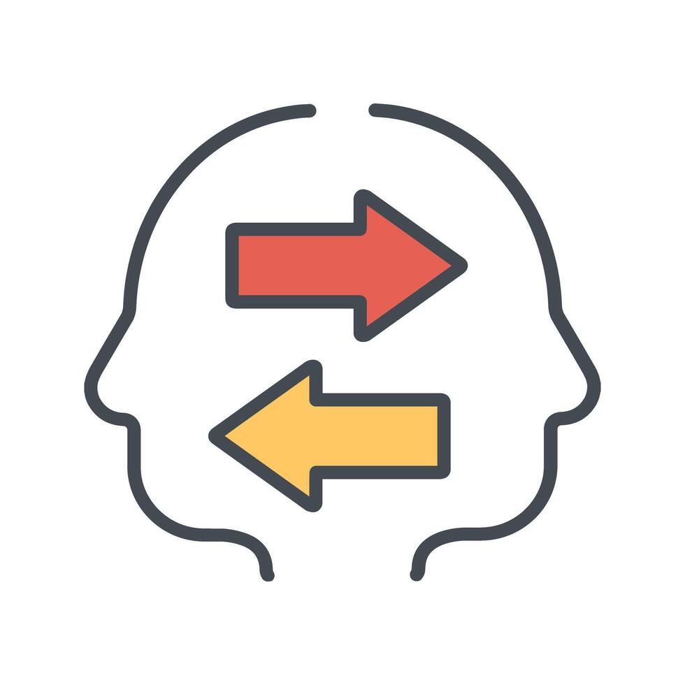 Knowledge Sharing Icon Design vector
