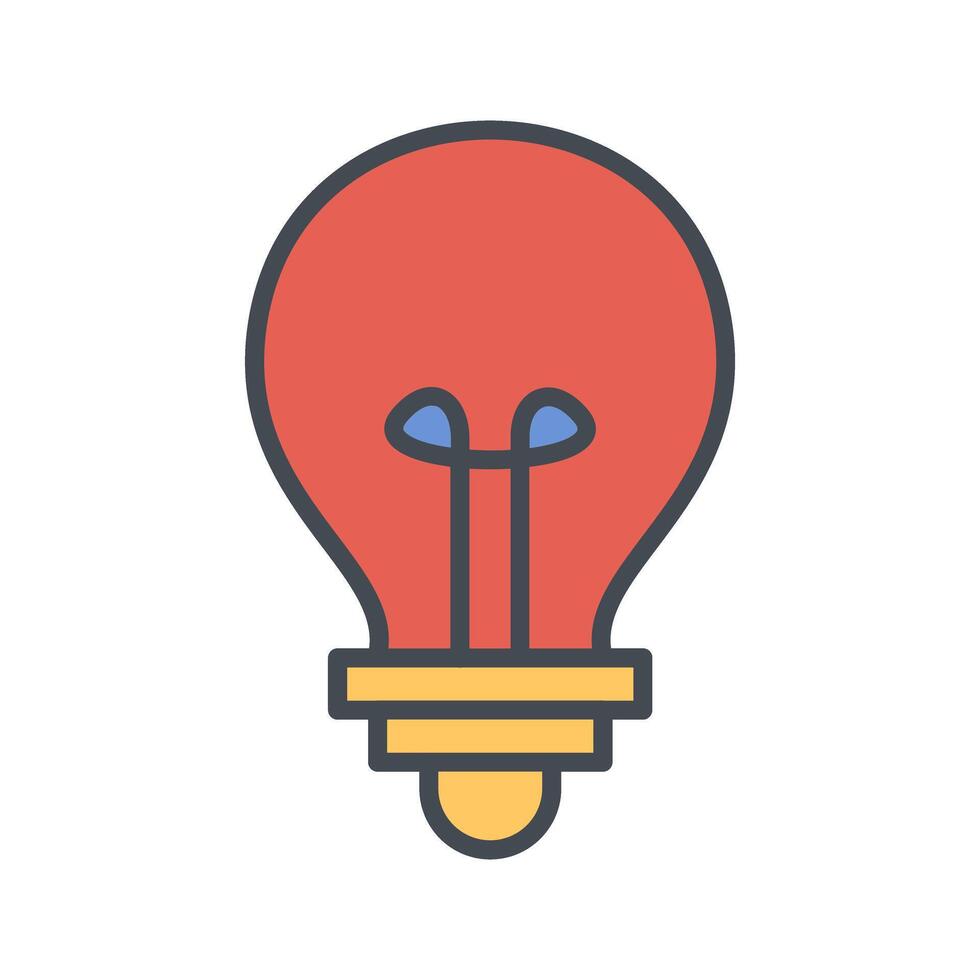 Light Bulb Icon Design vector