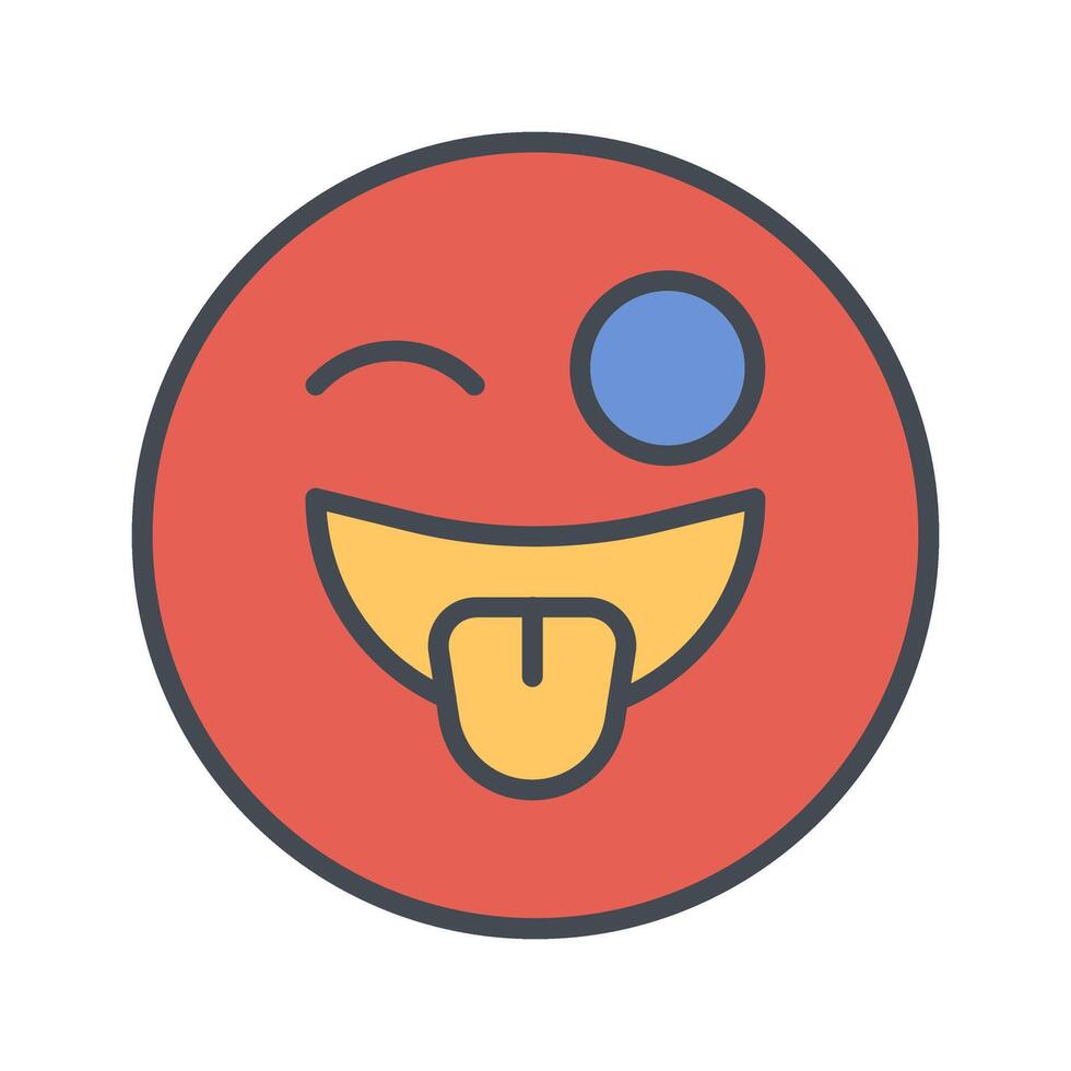 Zany Face Icon Design vector