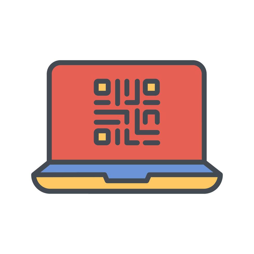 QR Code Scanner App Icon Design vector