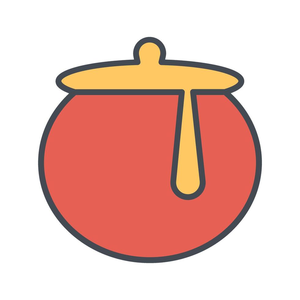 Honey Pot Icon Design vector