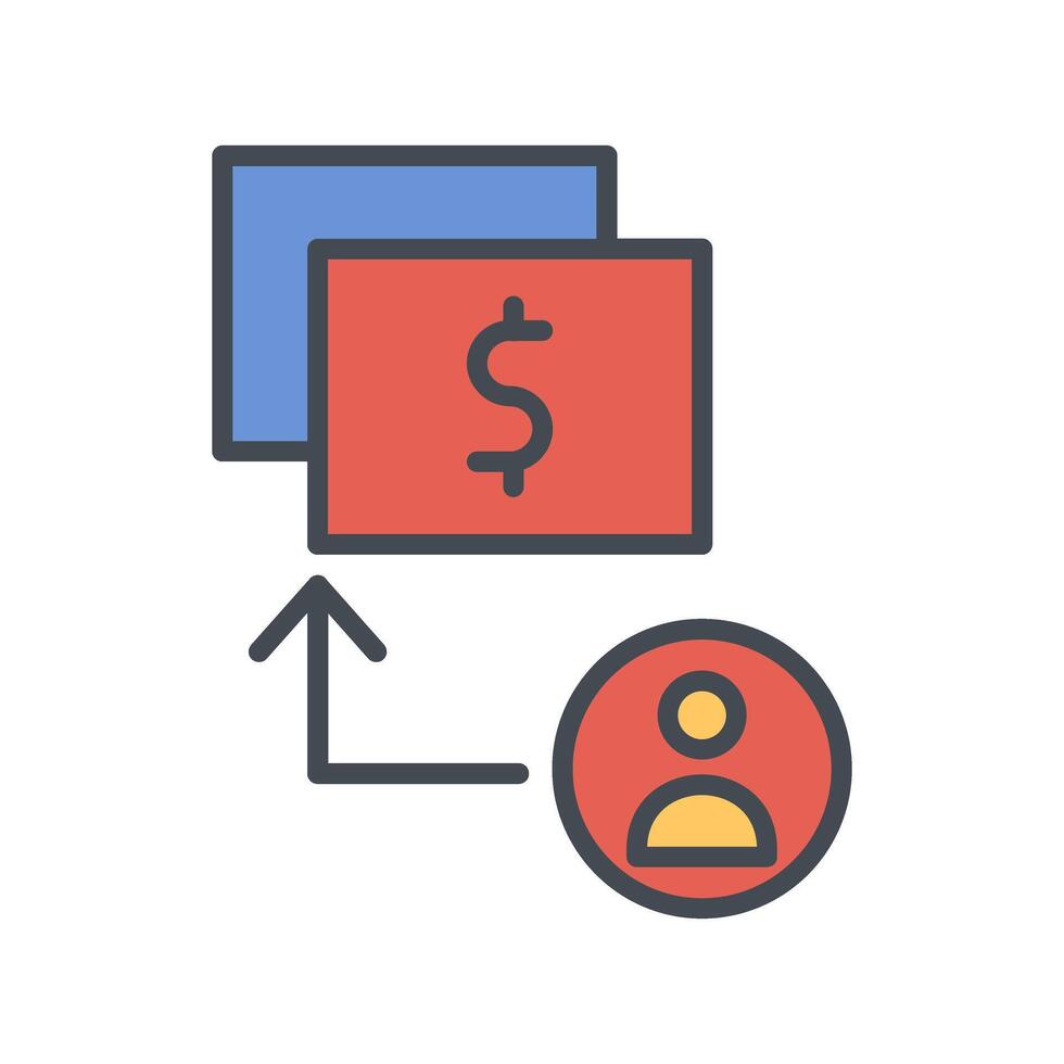 Compensation Package Icon Design vector