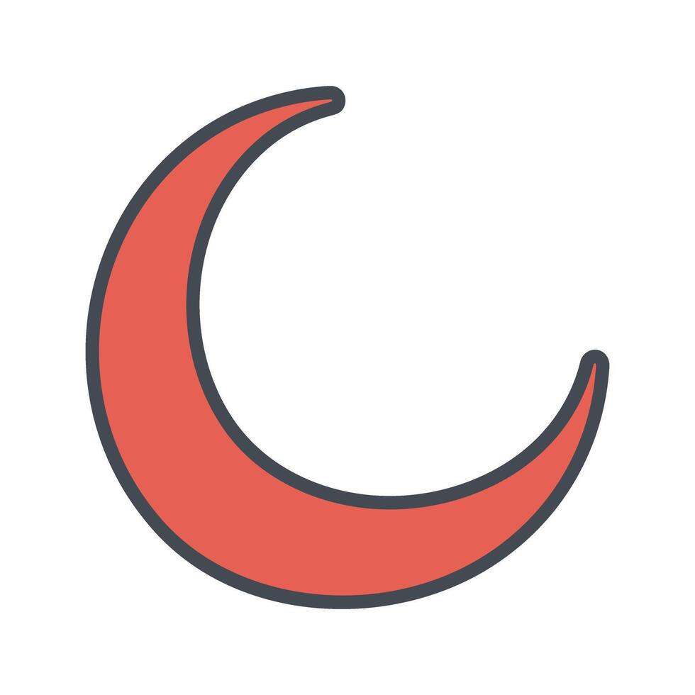 Moon Icon Design vector