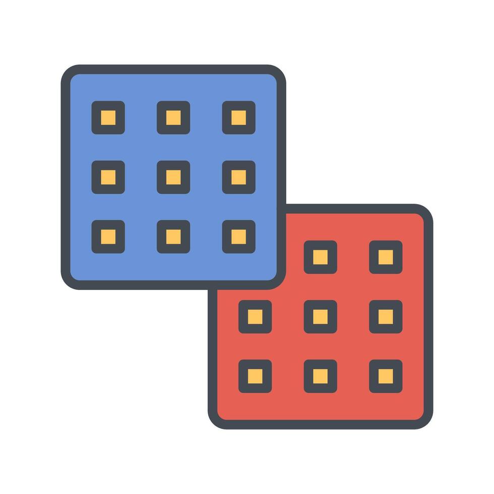 Waffle Icon Design vector
